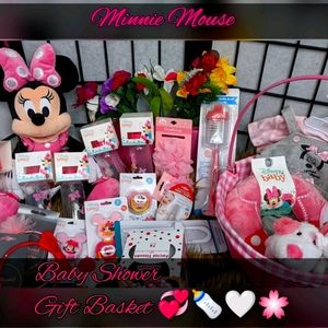 Minnie Mouse Baby Shower Gift Basket